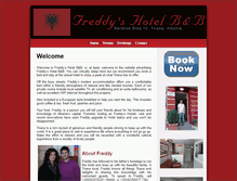 Tablet Screenshot of freddyshostel.com